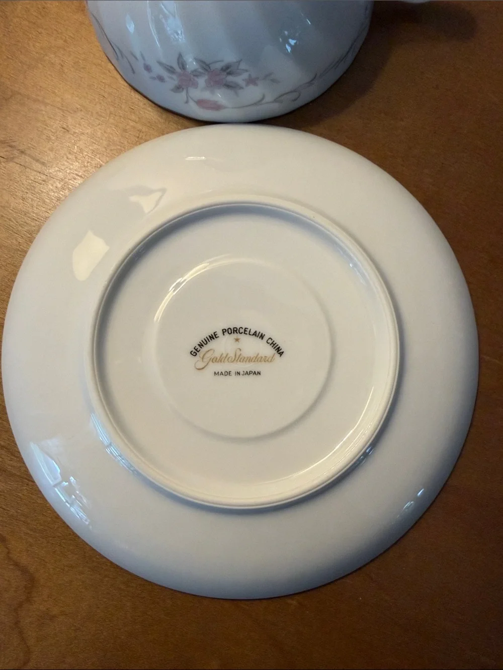 Vintage Gold Standard GST1 Footed Teacup and Saucer Set